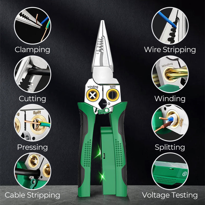 8 in 1 Wire Stripper Twister for Cutting and Pulling Wires