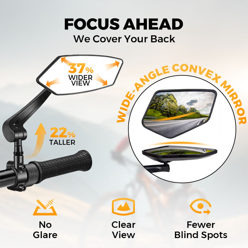 360° Rotatable Adjustable Bicycle Rearview Mirror
