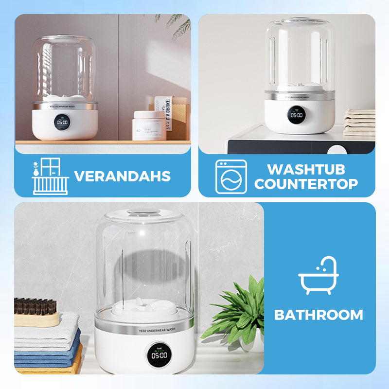 🔥Limited-time offer 49% OFF😍Portable Rechargeable Mini Washing Machine for Underwear！🩲