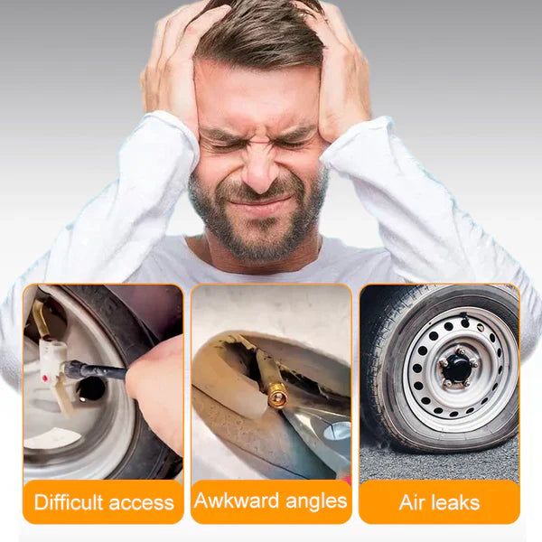 🔥Universal Flexible Tire Valve Extension