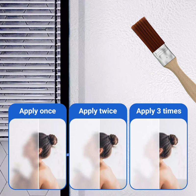 🔥Hot Sale 49% 0FF🔥Waterproof Frosted Glass Paint for Door & Window with Brush