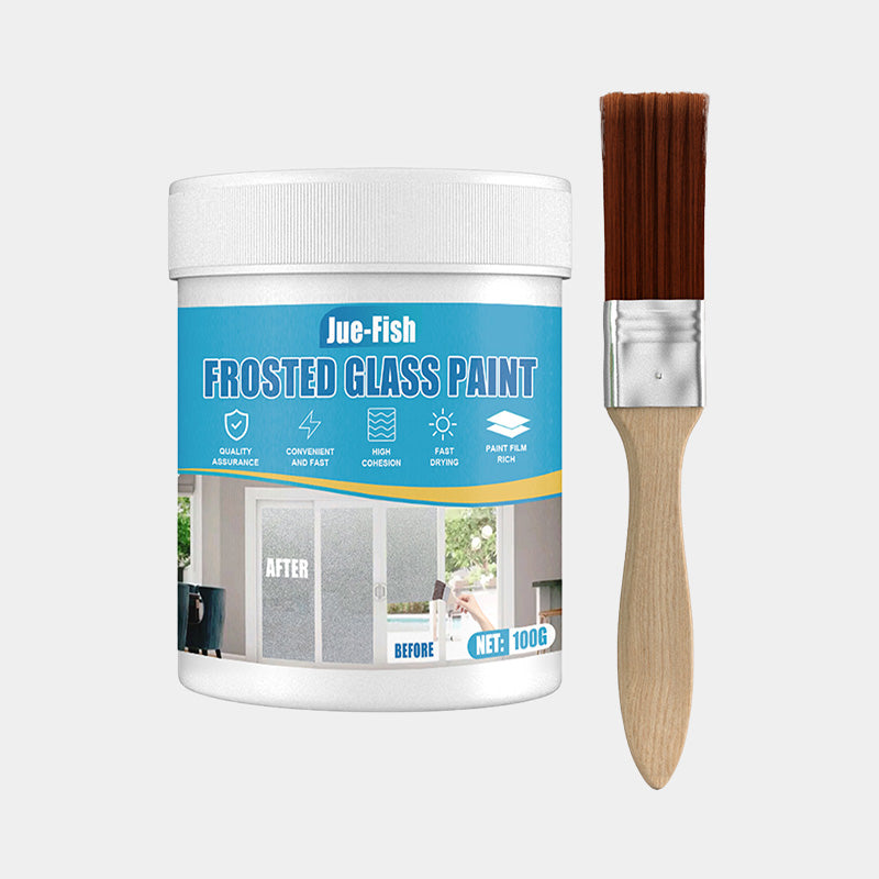 🔥Hot Sale 49% 0FF🔥Waterproof Frosted Glass Paint for Door & Window with Brush