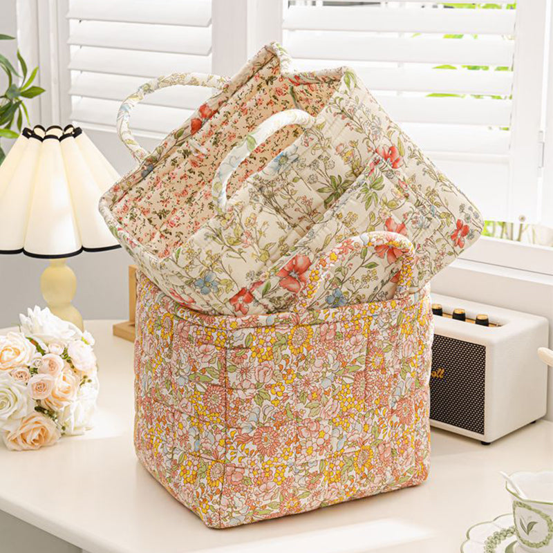 🎁 Hot Sale 49% OFF 🔥Portable Floral Fabric Storage Basket