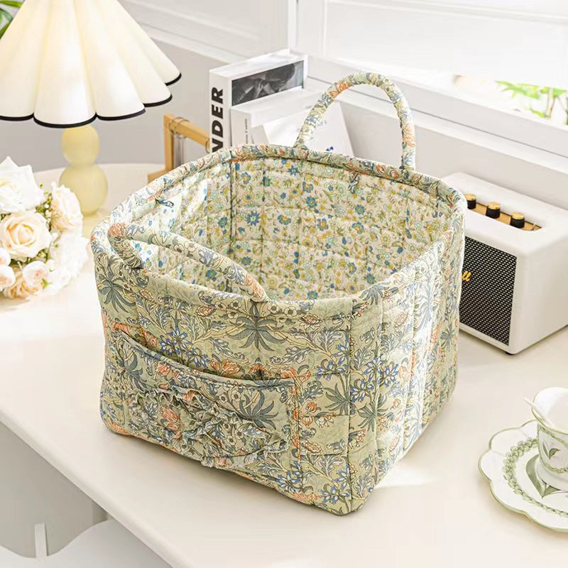 🎁 Hot Sale 49% OFF 🔥Portable Floral Fabric Storage Basket
