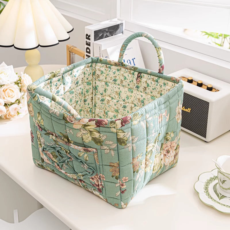 🎁 Hot Sale 49% OFF 🔥Portable Floral Fabric Storage Basket