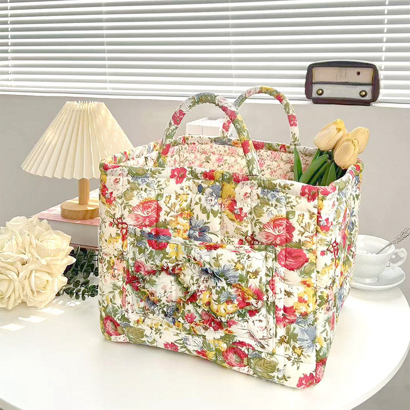 🎁 Hot Sale 49% OFF 🔥Portable Floral Fabric Storage Basket