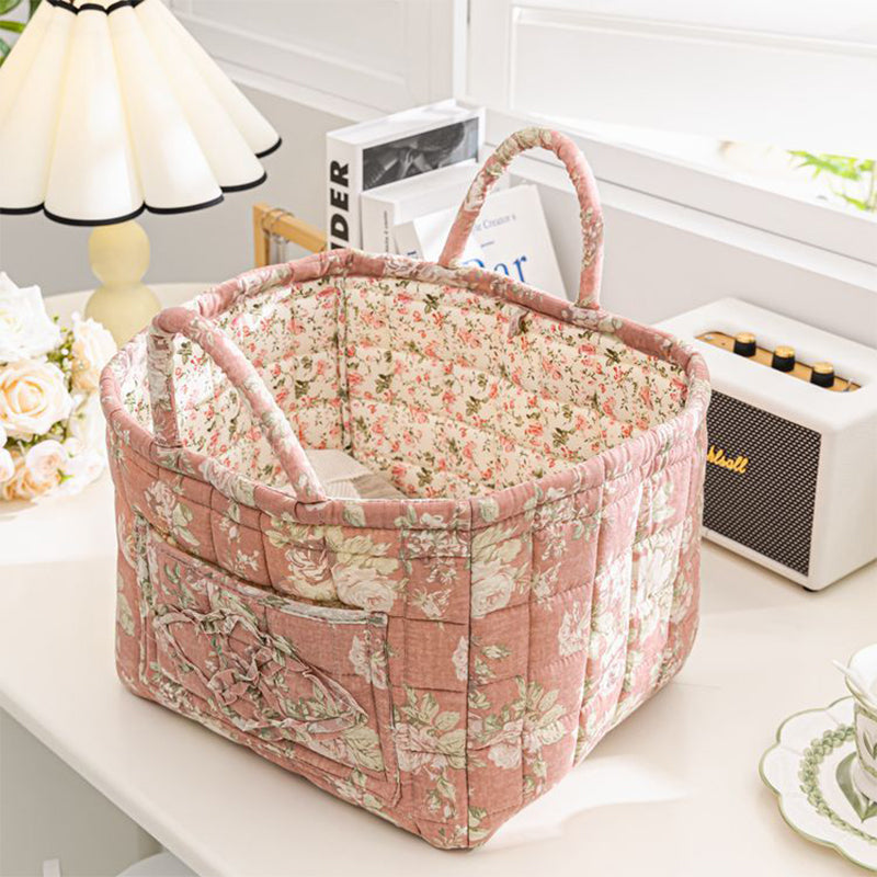 🎁 Hot Sale 49% OFF 🔥Portable Floral Fabric Storage Basket