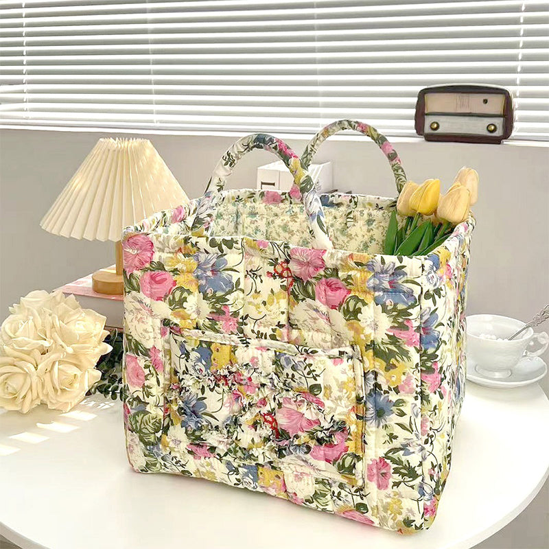 🎁 Hot Sale 49% OFF 🔥Portable Floral Fabric Storage Basket