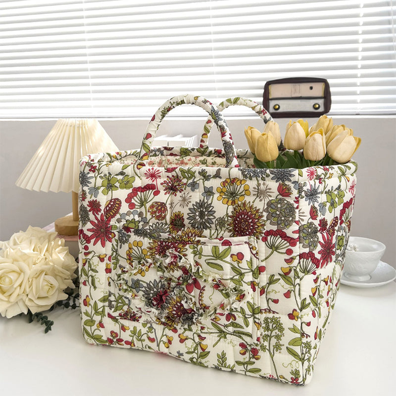 🎁 Hot Sale 49% OFF 🔥Portable Floral Fabric Storage Basket