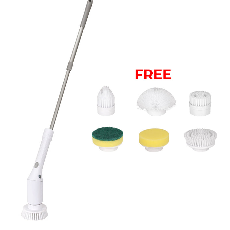 🏆Hot Sale 49% OFF⏳Waterproof Telescopic Electric Spin Scrubber